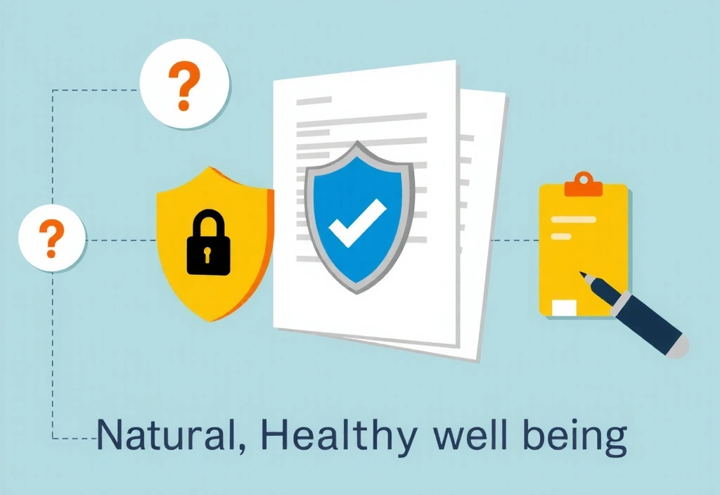 Ilustración de documentos legales y privacidad de datos